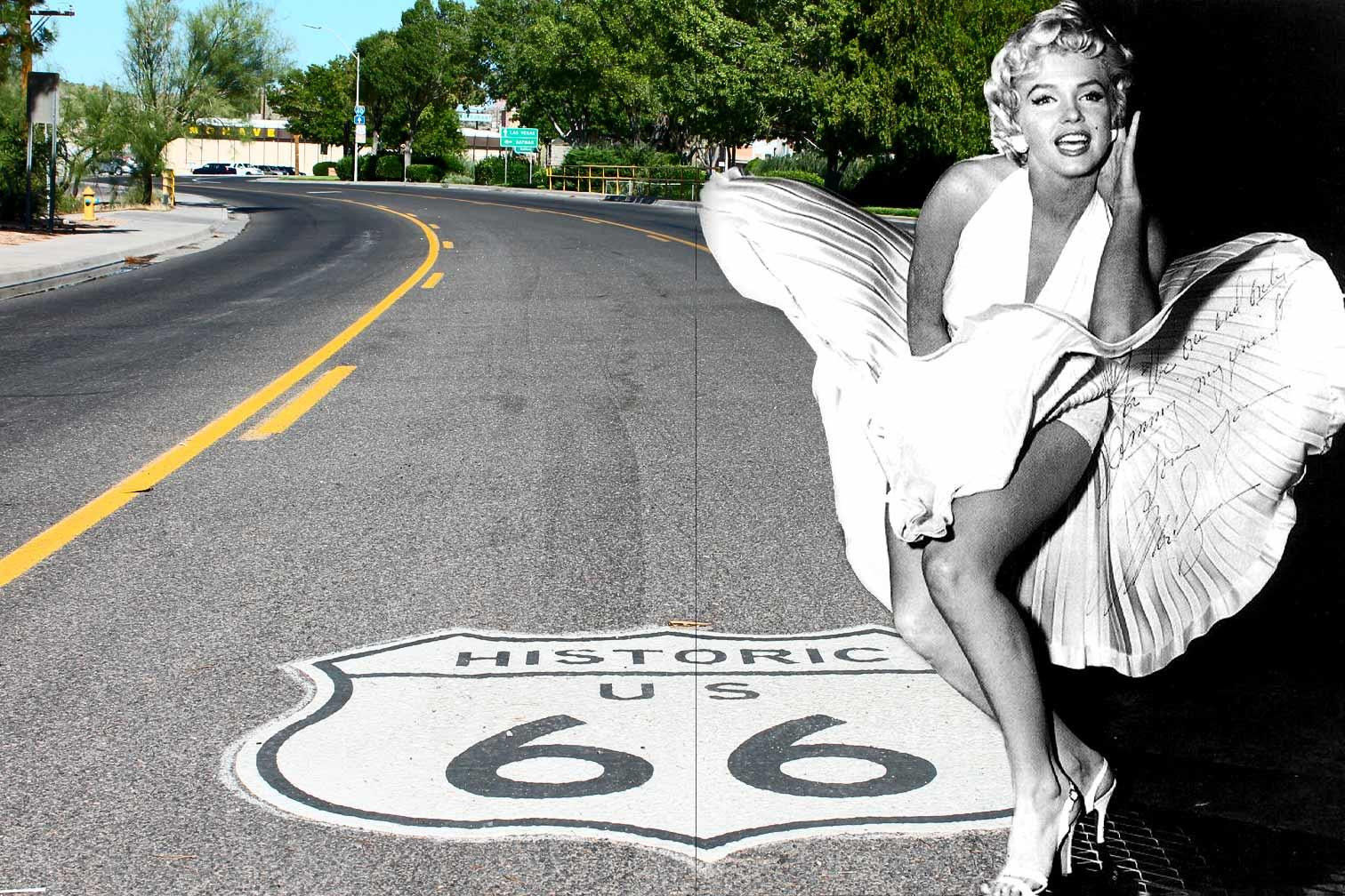Marilyn Monroe and Route 66 are vintage 1926