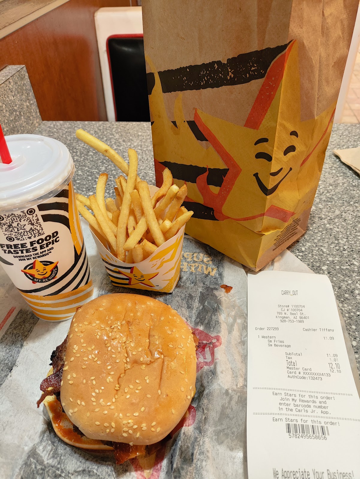 Carl's Jr. Kingman Tourism