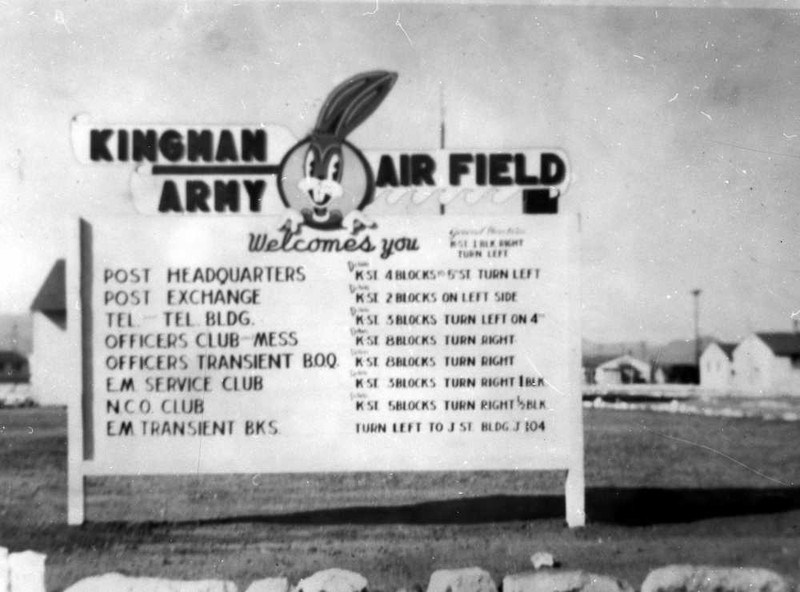 Bugs Bunny was the Kingman Army Airfield Base Mascot on WWII