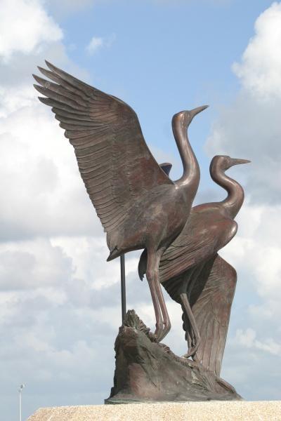 Crane Sculpture - Photo by Diane Loyd